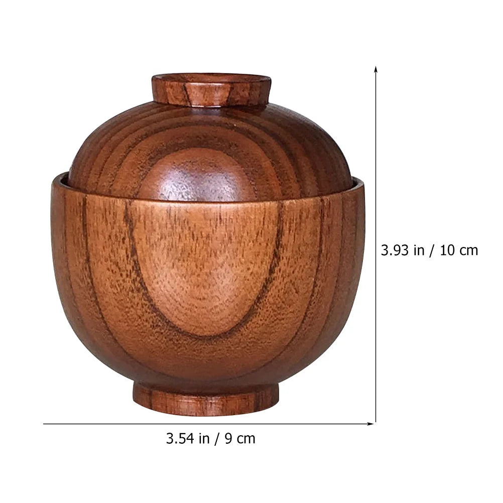 Bamboo Bowl With Lid