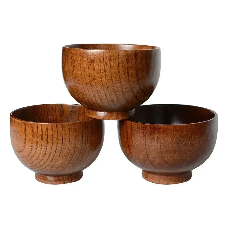 Japanese Style Wooden Bowl