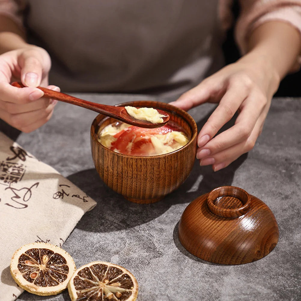 Bamboo Bowl With Lid