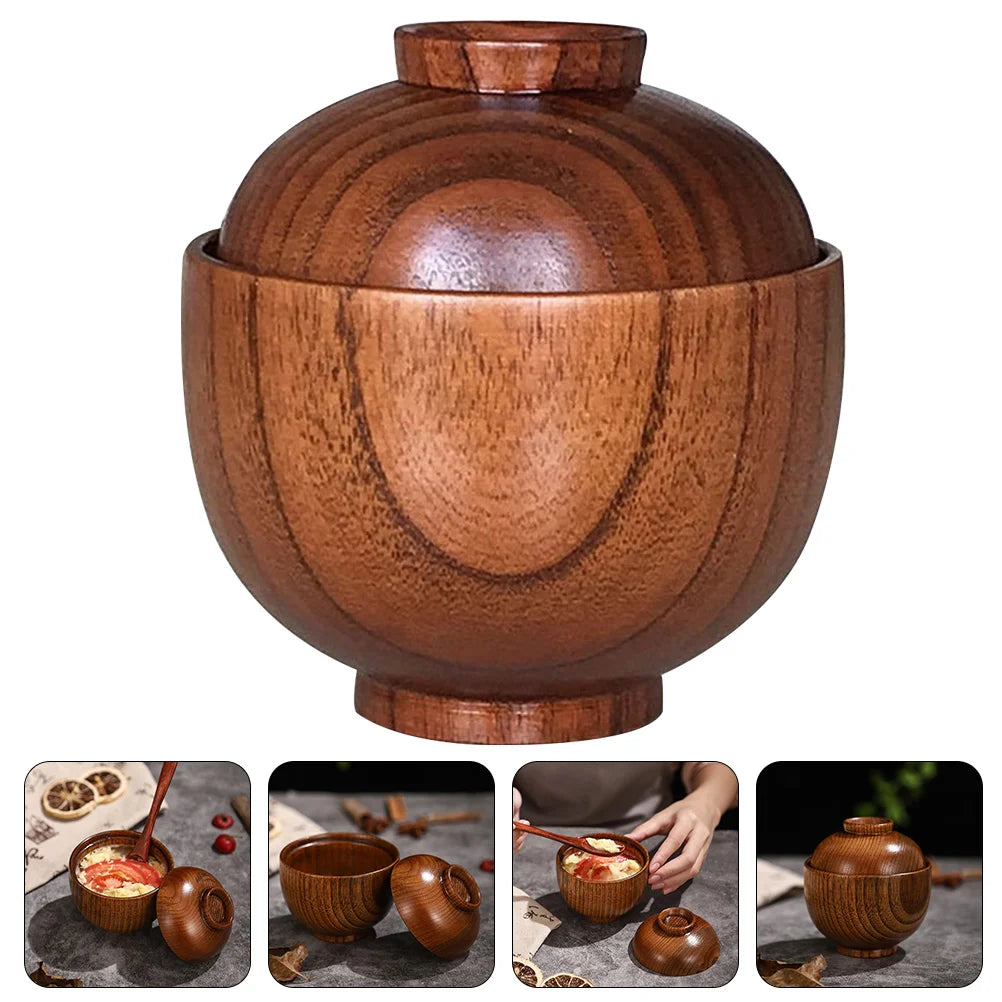Bamboo Bowl With Lid