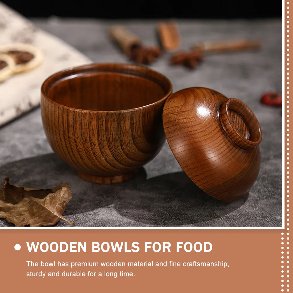 Bamboo Bowl With Lid