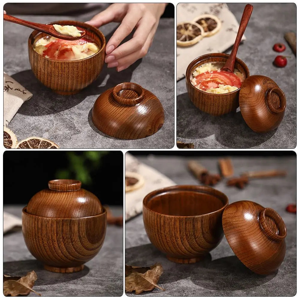 Bamboo Bowl With Lid