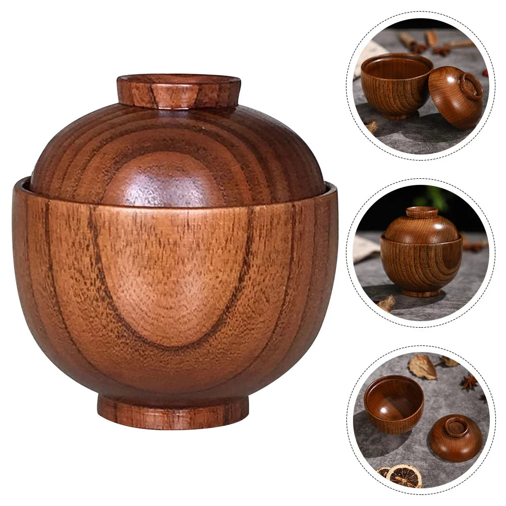 Bamboo Bowl With Lid