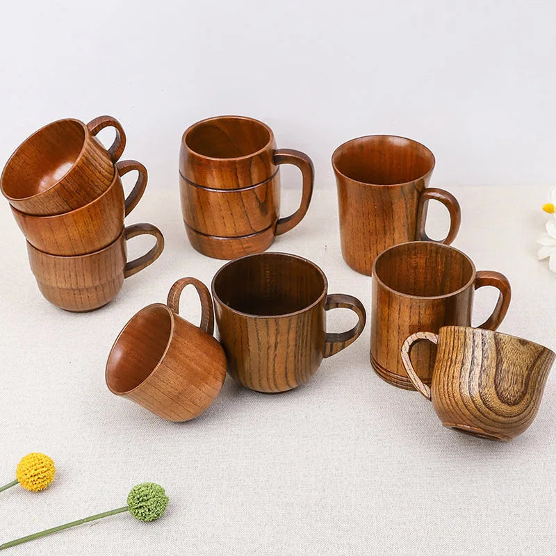 Handmade Jujube Wood Cups