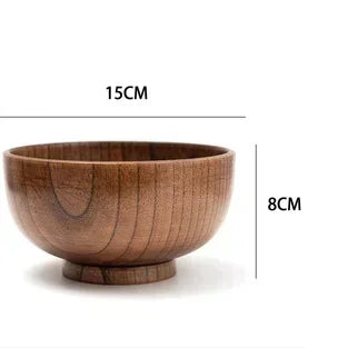 Japanese Style Wooden Bowl
