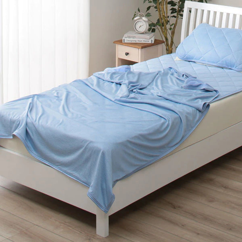 Cooling Blanket with Japanese Q-Max Fiber – Breathable Summer Throw (Optional Pillow Set)