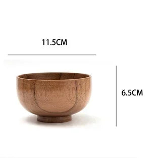Japanese Style Wooden Bowl