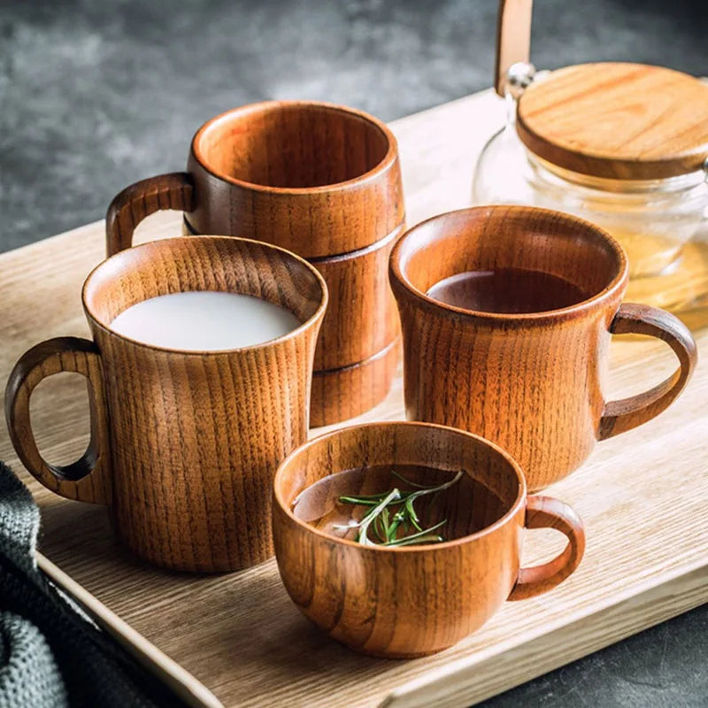 Handmade Jujube Wood Cups