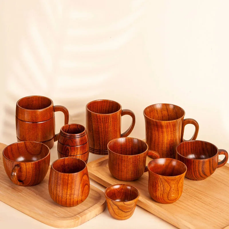 Handmade Jujube Wood Cups