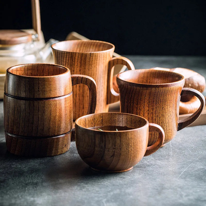 Handmade Jujube Wood Cups