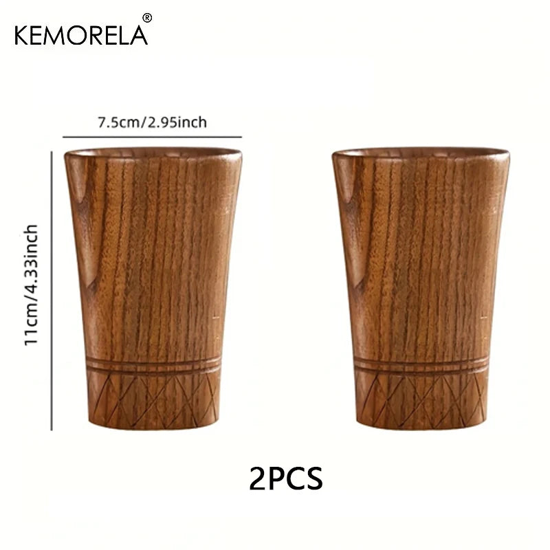 Handmade Wooden Tea Cups