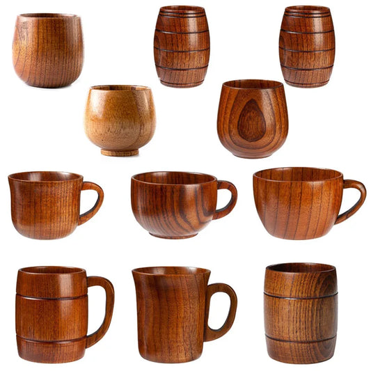 Handmade Jujube Wood Cups